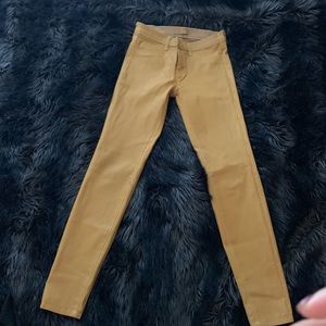 J Brand coated Dijon Skinny denim jean 26